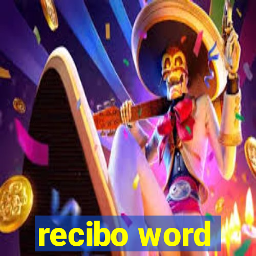 recibo word